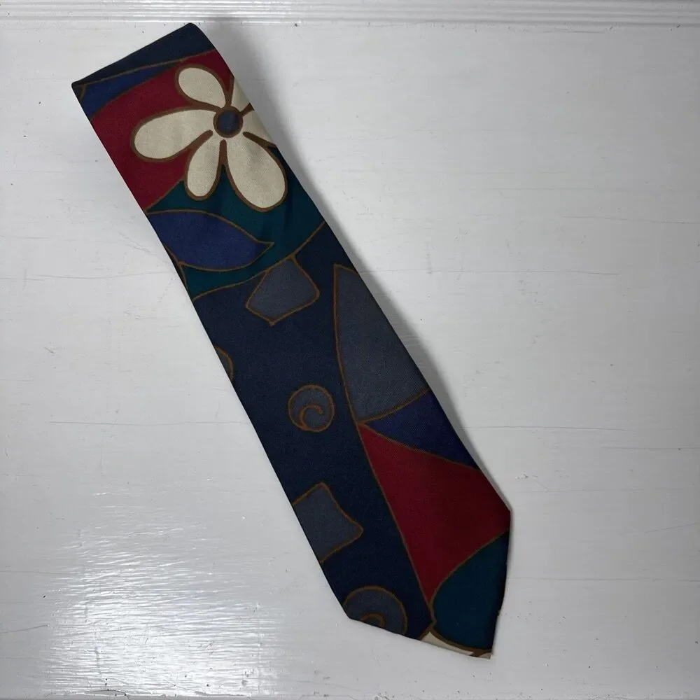 VALENTINO GIOVANNI Mens All Silk Vintage Necktie
